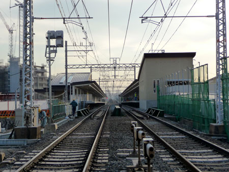 100208_摂津市駅工事