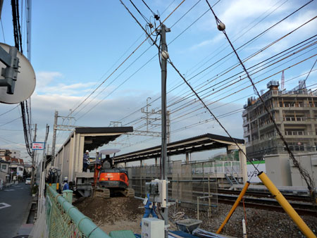 100208_摂津市駅工事