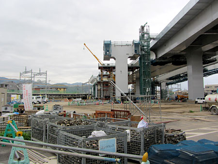 120501_阪急西山天王山駅 建設現場
